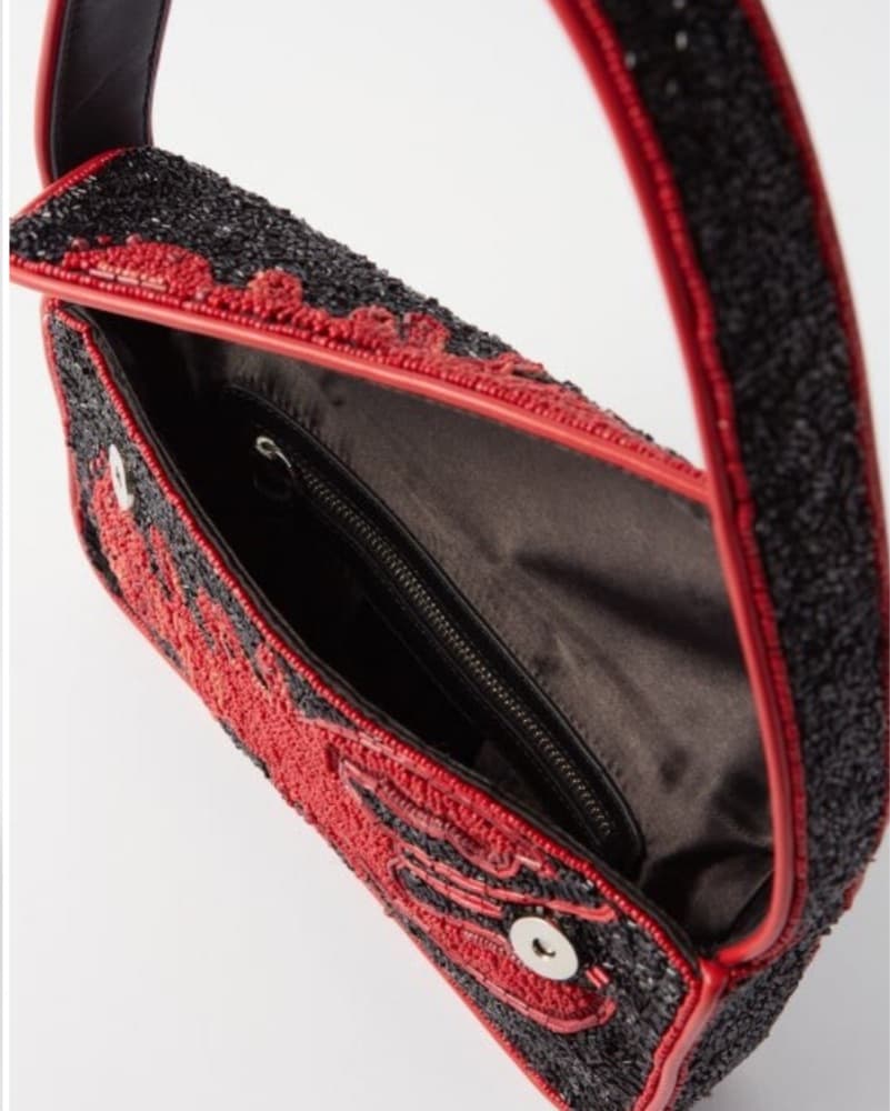 Staud Lobster Beaded Tommy Bag - Image 4