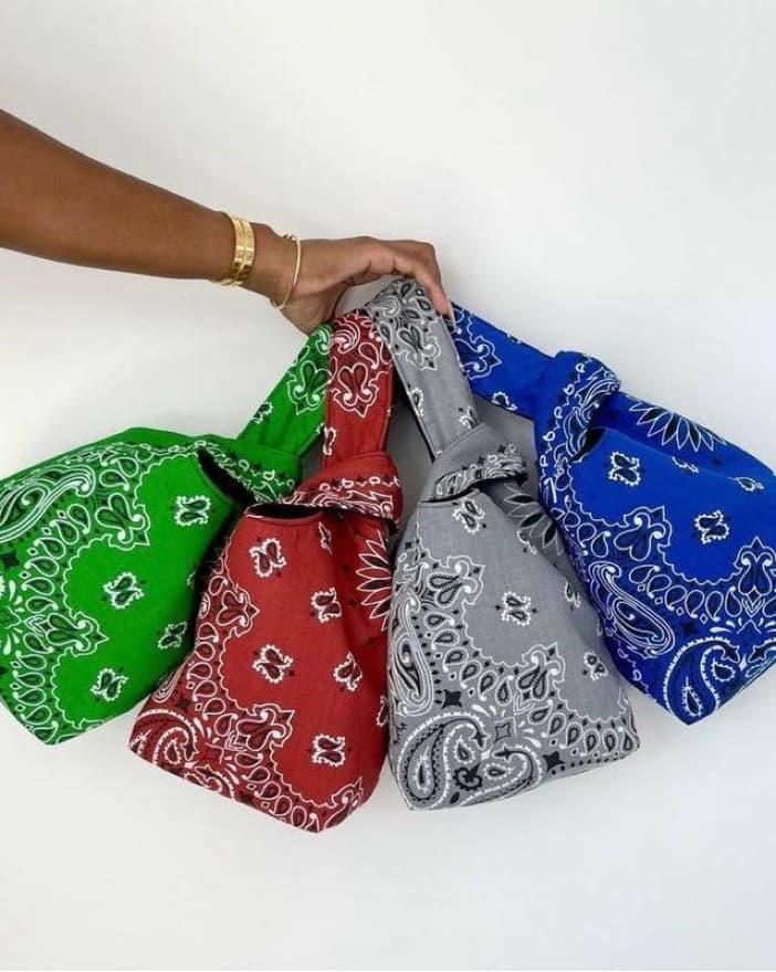 Carlton Yaito Knot Bag (Blue) - Image 1