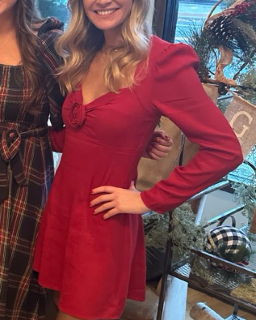 Reformation Red Dress  - Image 2