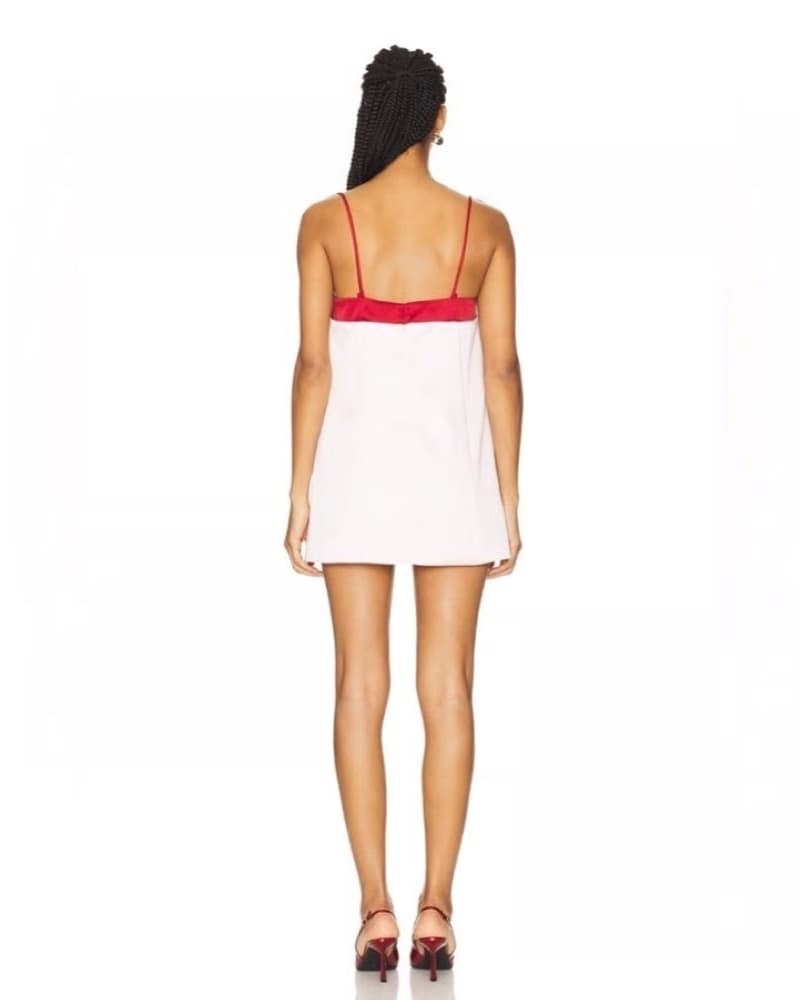 Red And Pink Cocktail Dress - Image 2