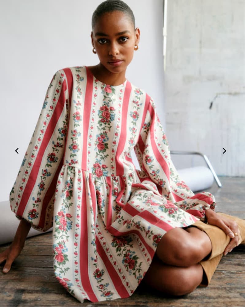 Sezane ZELIE DRESS  Margaret Print   - Image 1