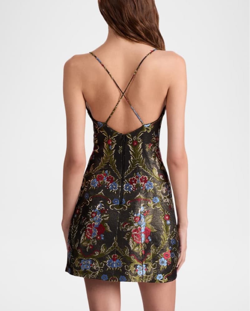 Alice + Olivia Floral Mini Dress - Image 4