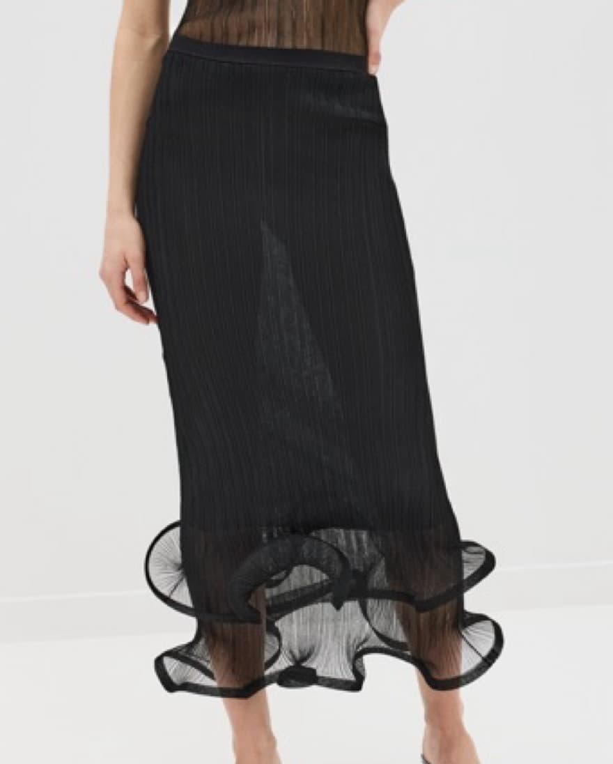 Simkhai Black Kelso Skirt  - Image 4