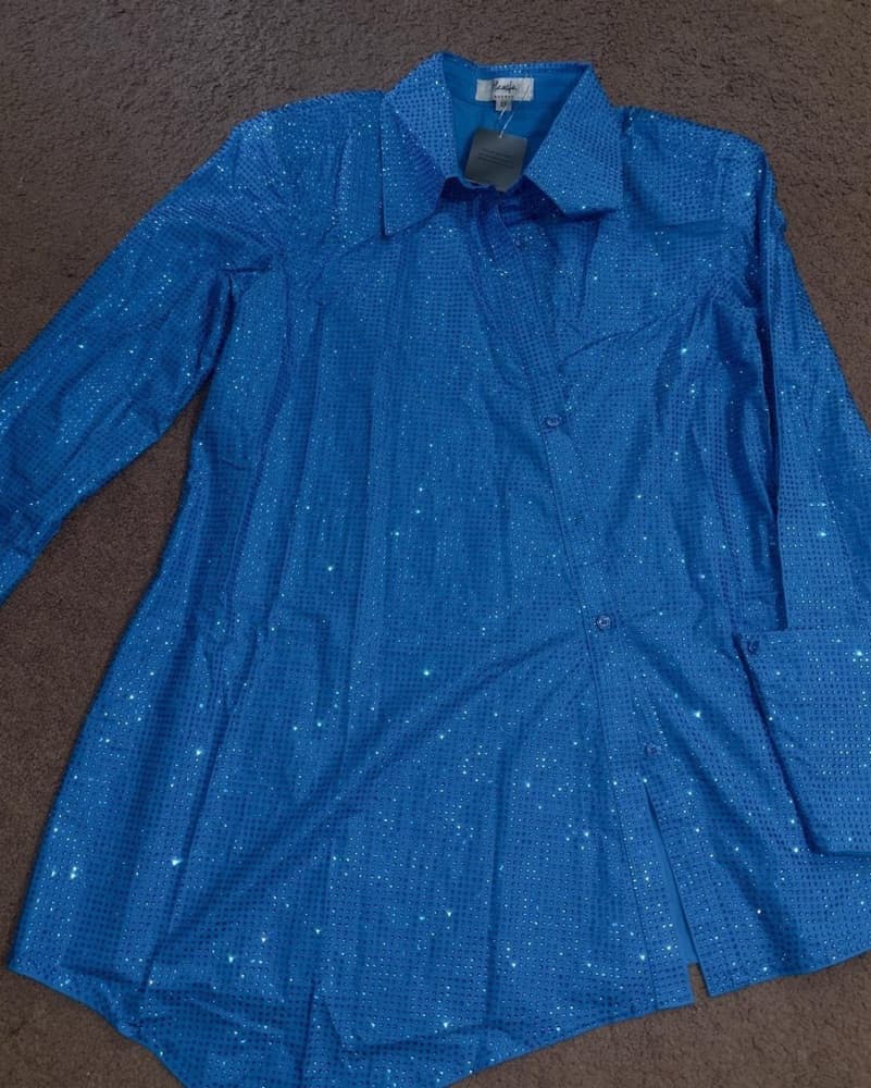 Hanifa Liah embellished Shirt Dress - Image 3