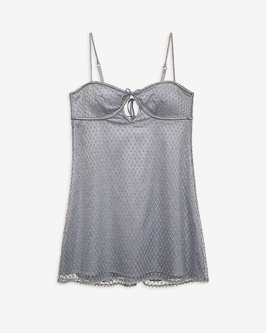 For Love & Lemons Glitter Slip Dress  - Image 4