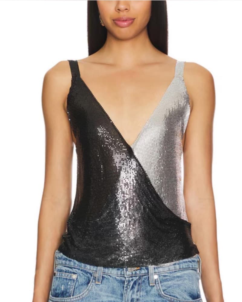 Superdown Chainmail 2 Tone Tank - Image 2