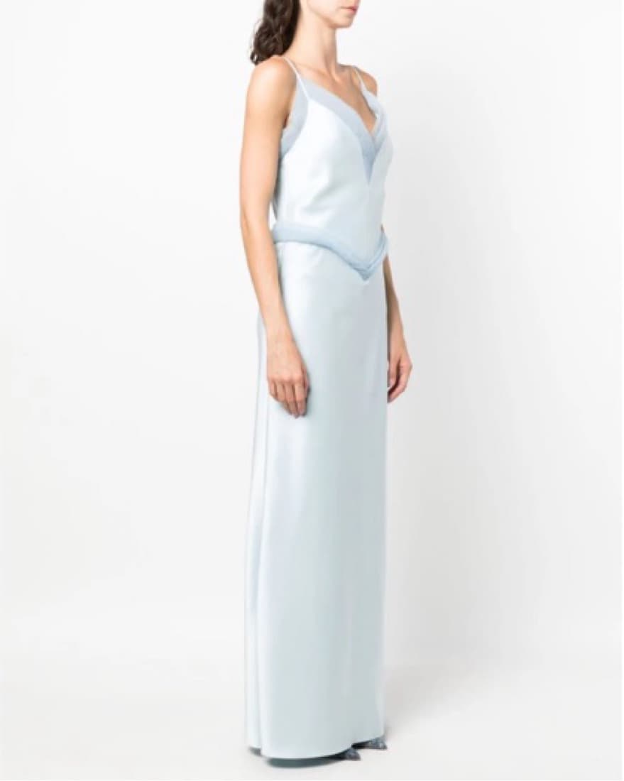 Mach & Mach lotus silk dress - Image 4