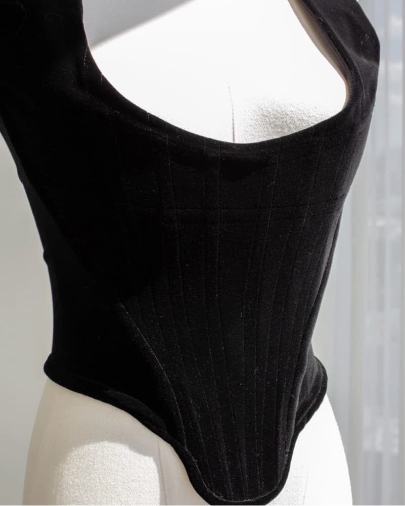 Vivienne Westwood 1990s Velvet Corset - Image 3
