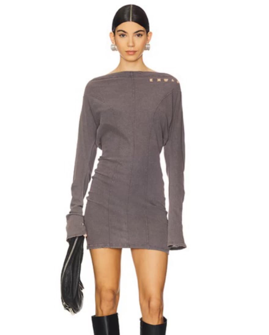 KNWLS Ace Washed Ash Mini Dress - Image 2