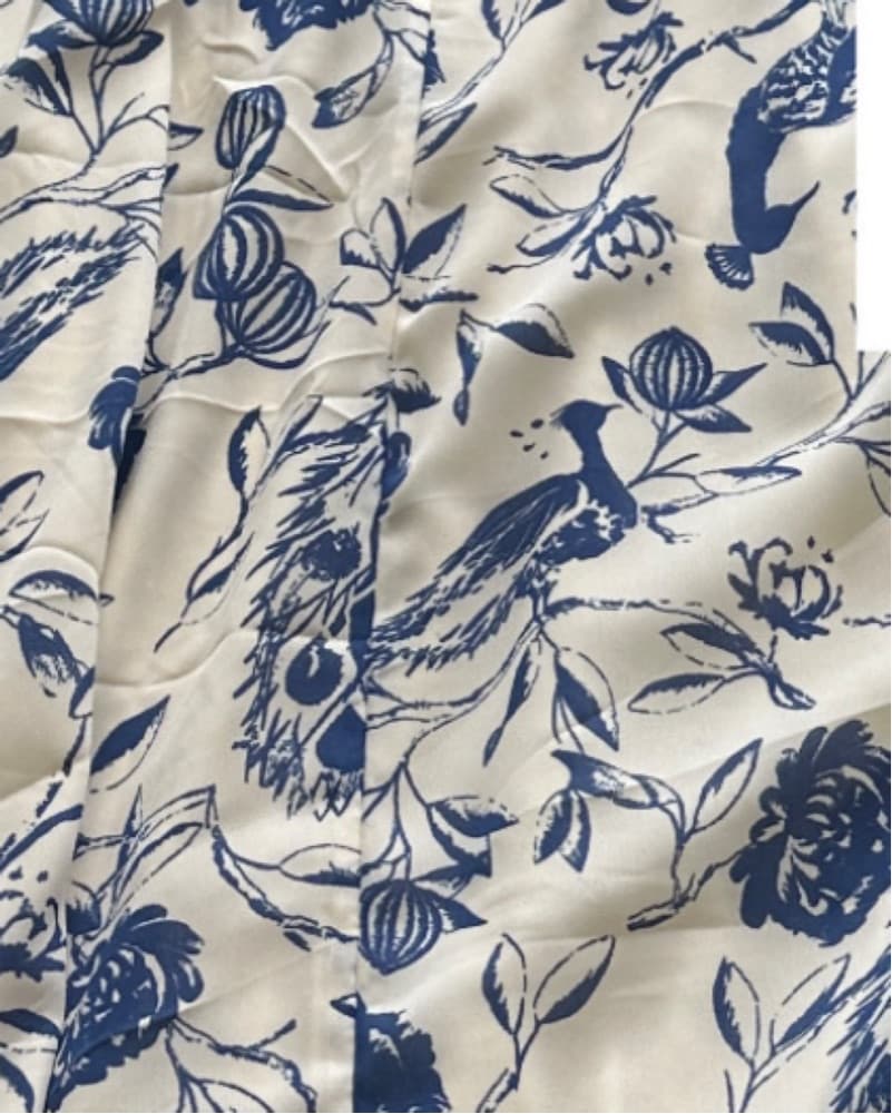 Abercrombie Formal Dress Blue Print - Image 2