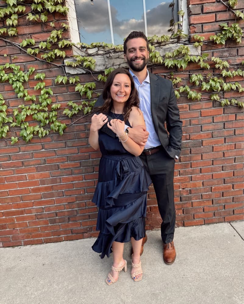 Navy Blue Ruffle Midi Dress - Image 1