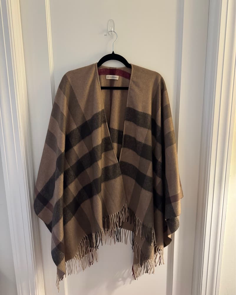 Burberry Cashmere Cape - Image 1