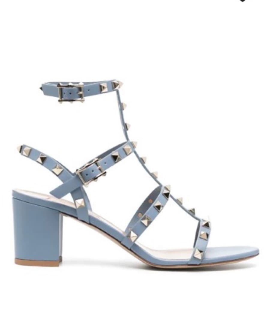 Valentino Rock Stud Ankle Strap Sandals - Image 1