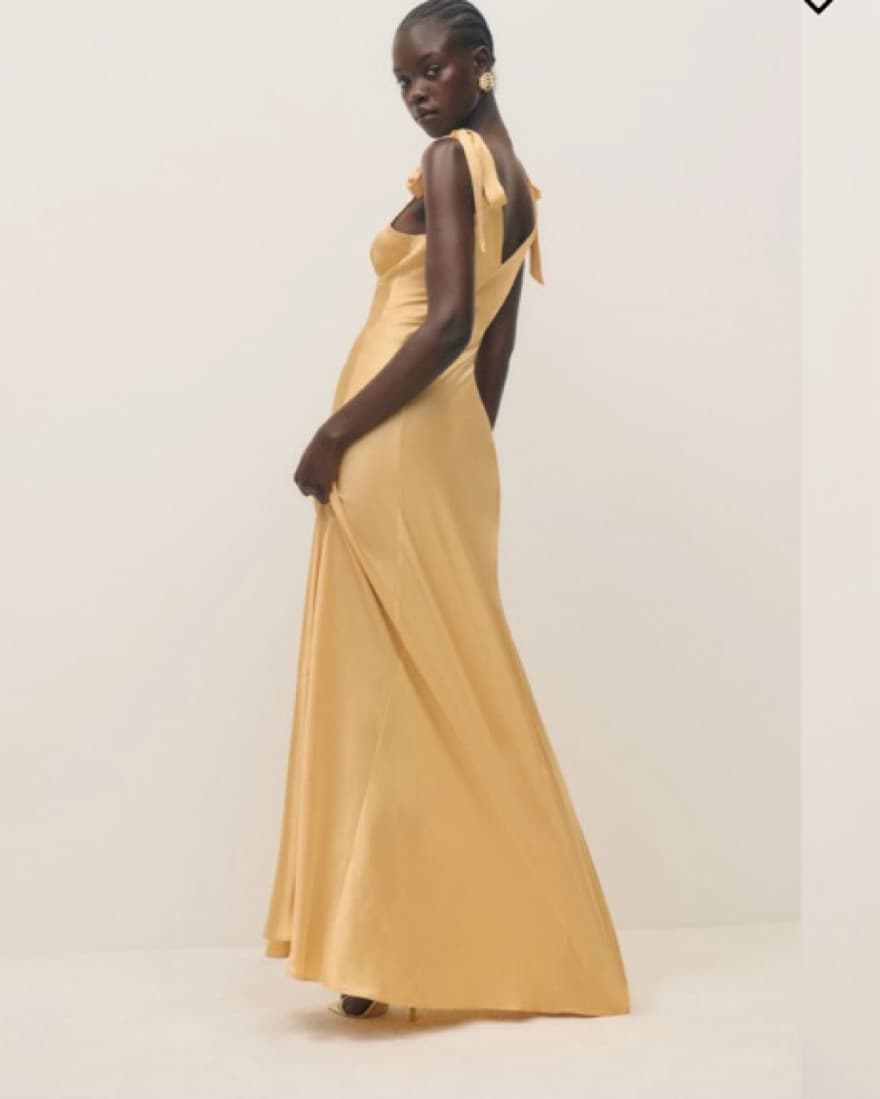 Reformation pernille Silk Dress - Image 2