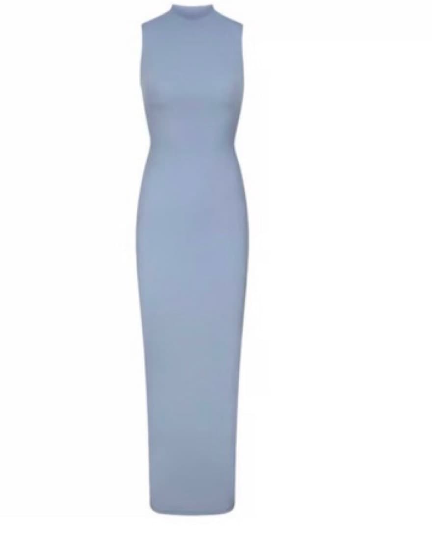Skims Mock Neck Sleeveless Dress - Image 1