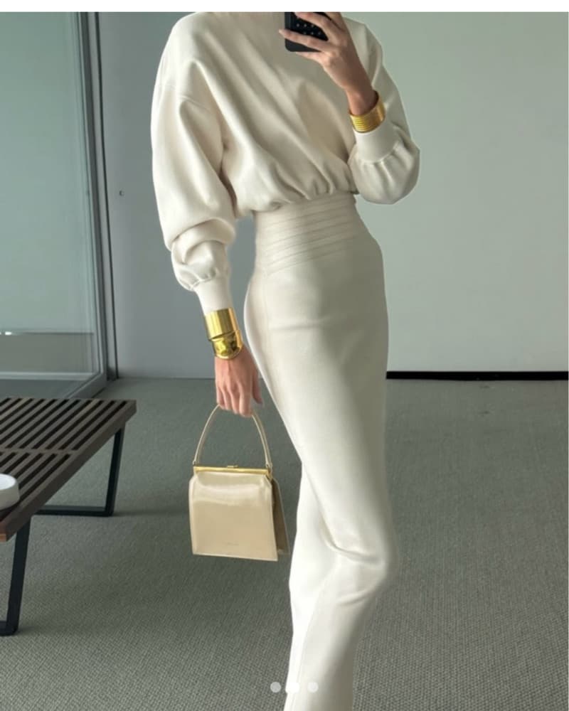 Helsa Hildie maxi Dress In Cream  - Image 2
