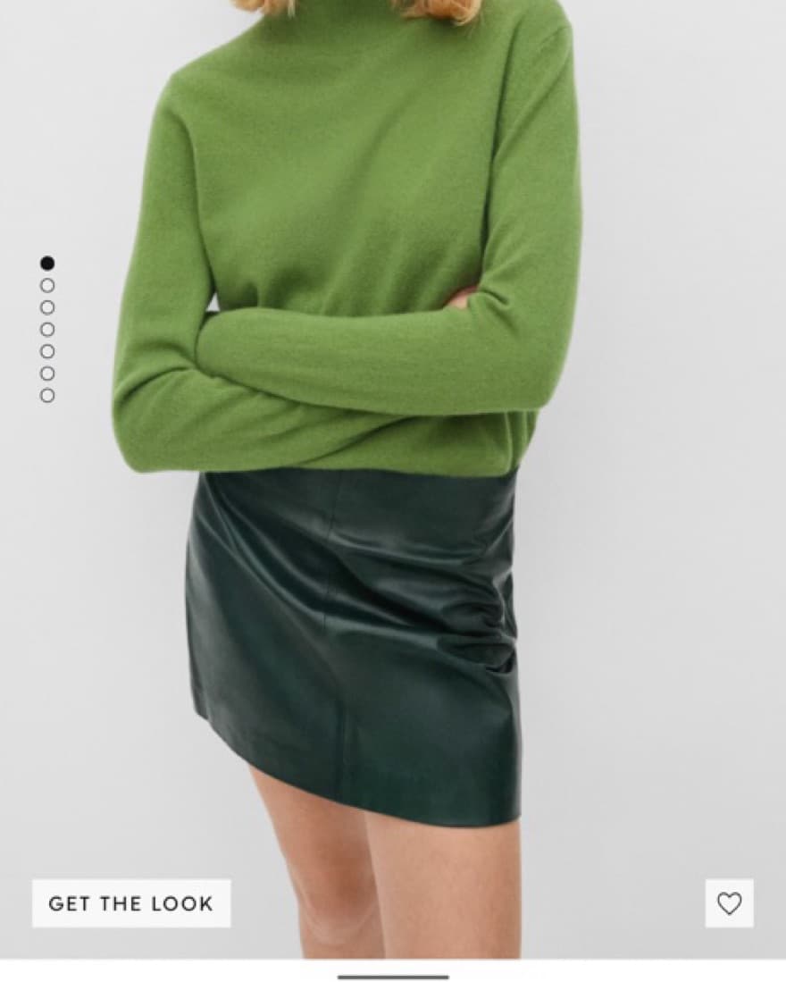 Mango Dark green Leather Set - Image 5