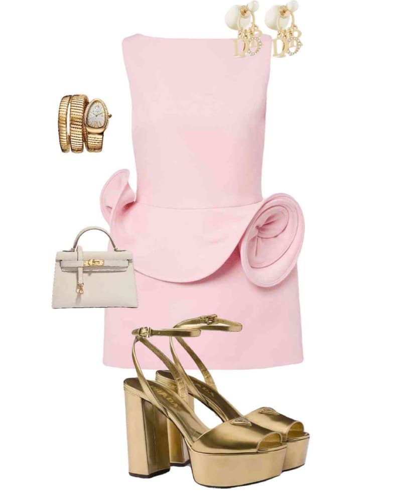 Prada Metallic leather platform sandal - Image 5