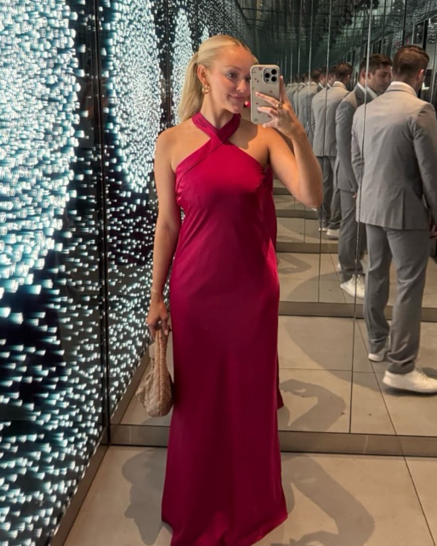 Glamorous Halter Neck Formal Gown - Image 3