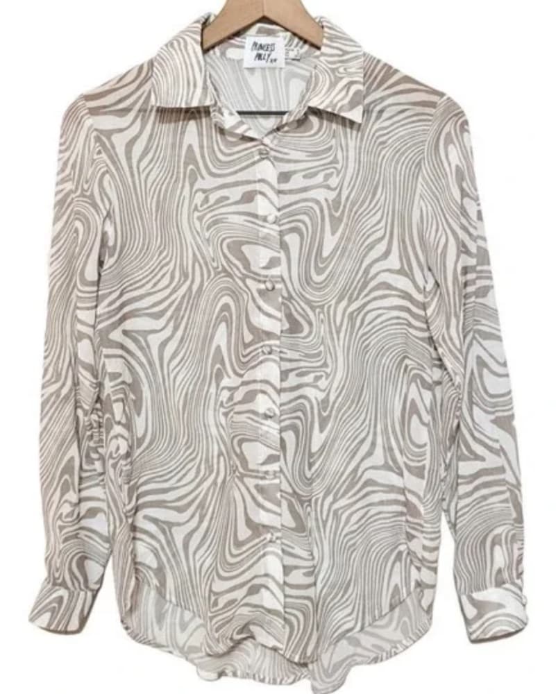 Princess Polly Swirl Sheer Shirt  - Image 2