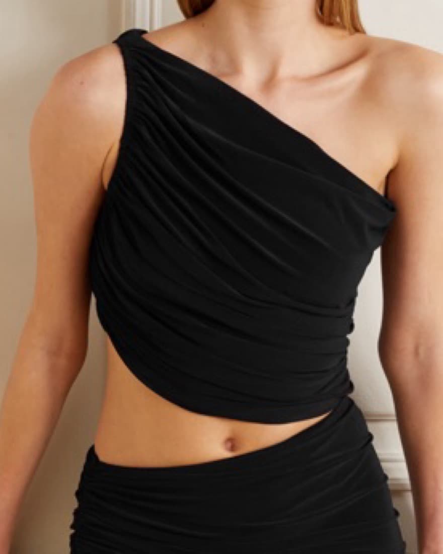 Norma Kamali Diana Ruched Top  - Image 1