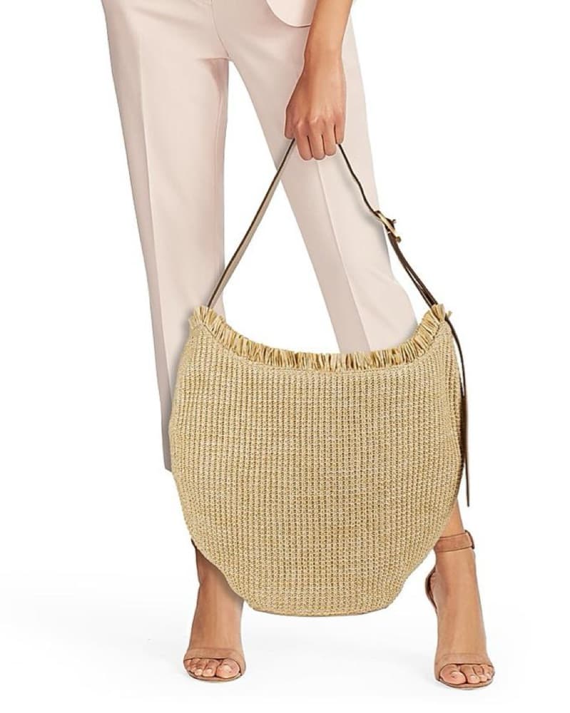 Cult Gaia Odette Raffia Tote Bag  - Image 3