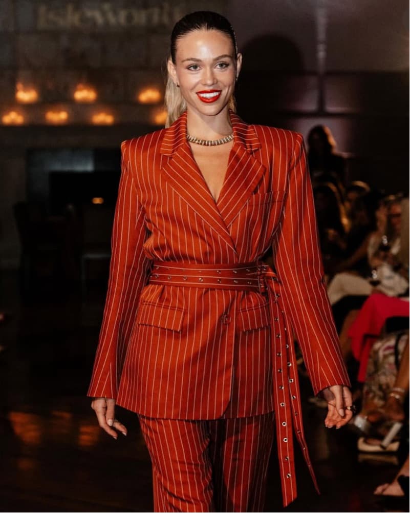 Nonchalant Pinstribed Suit Set - Image 1