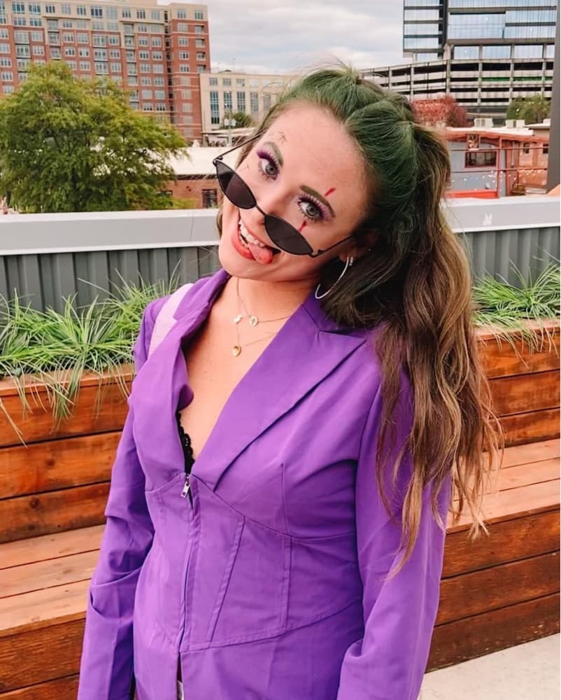 Purple Zip Blazer Top - Image 2