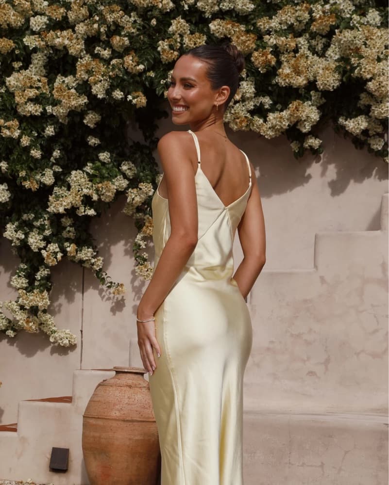 Billie J Gisella Maxi Dress - Yellow - Image 2