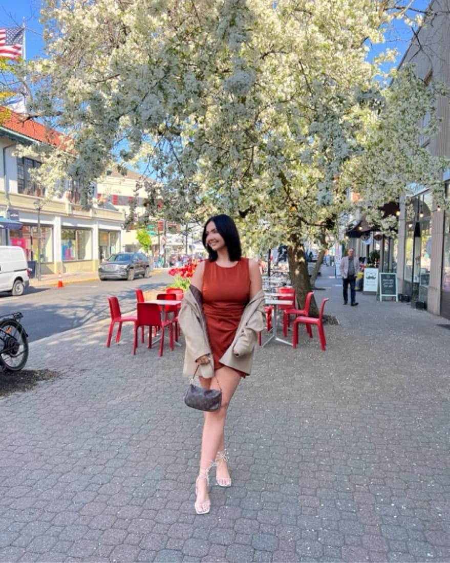 NBD Draped Mini Dress - Image 2