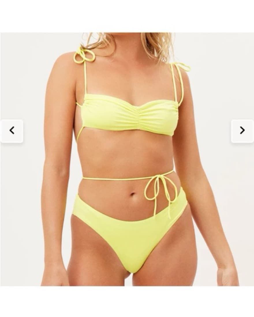 Frankies Bikinis Yellow Set  - Image 1