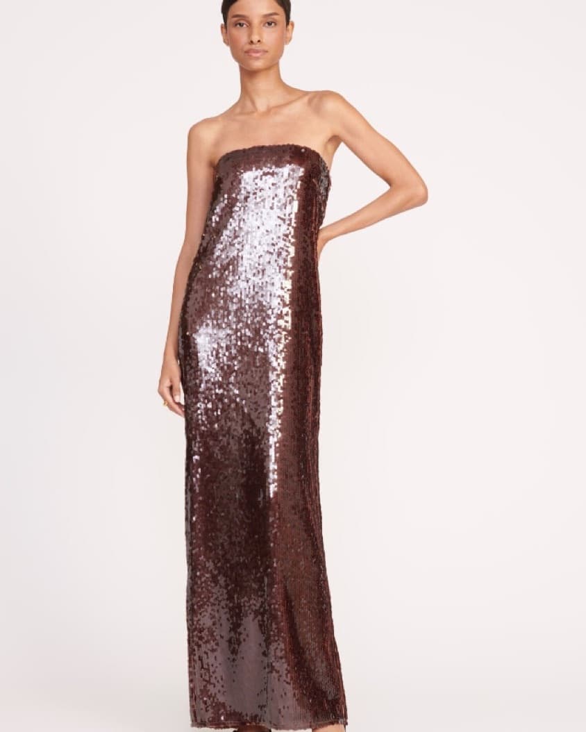 CASEY DRESS BRONZE - Image 1