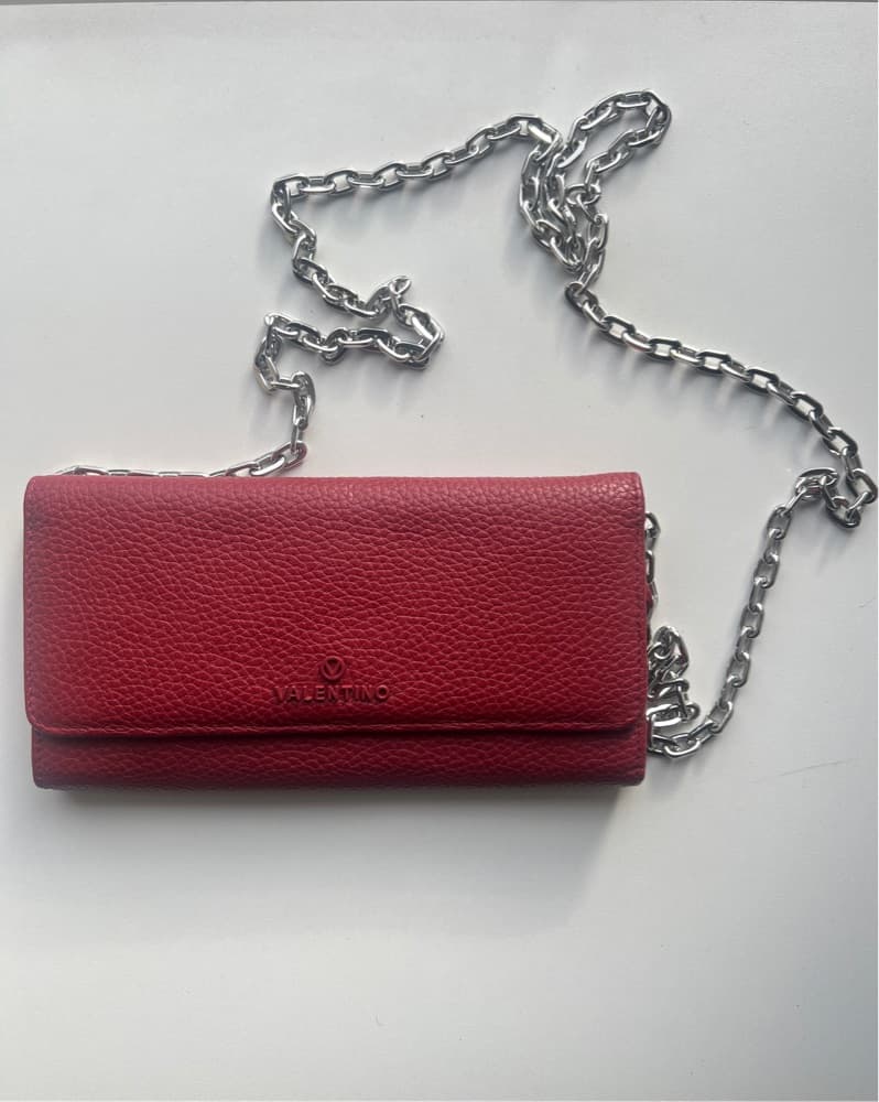 Red Valentino Wallet On Chain - Image 1