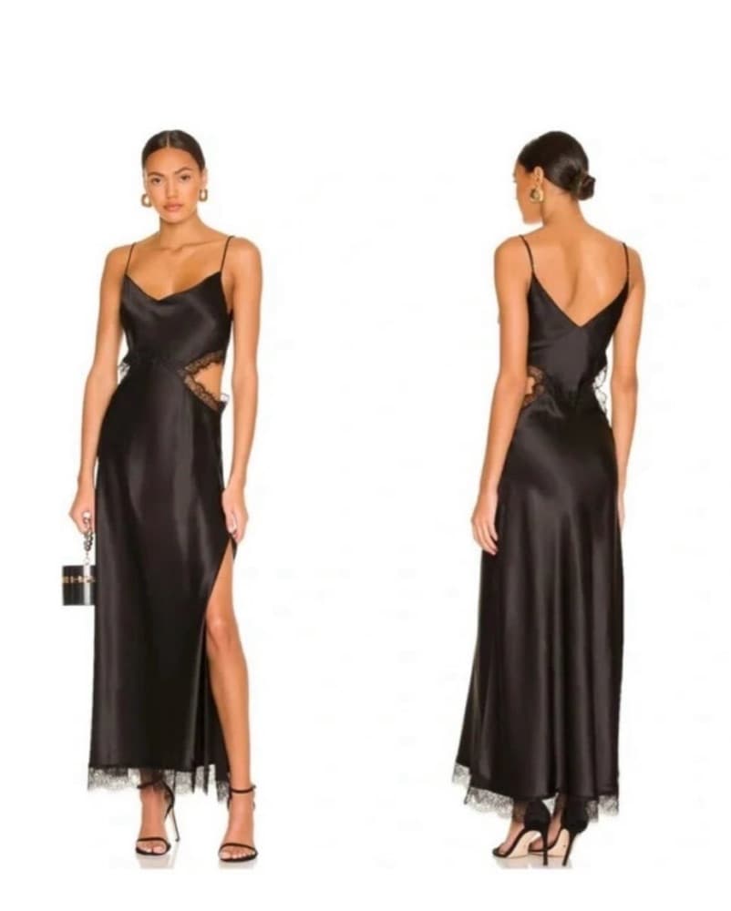 Danni Jo Lace Cut Out Slip Dress - Image 4