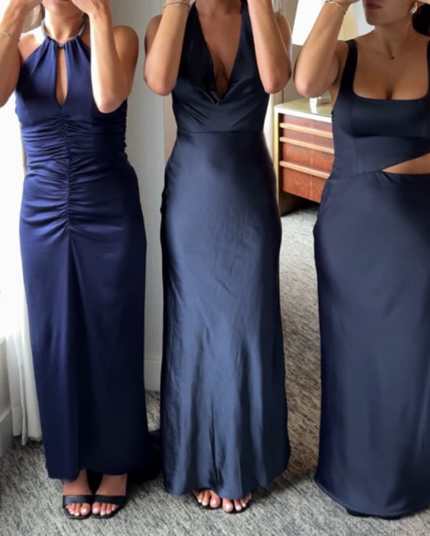 Navy ASTR The Label Wedding Guest Dress - Image 5