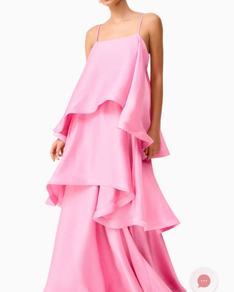 Elliatt Tilly Tiered Dress Pink    - Image 4