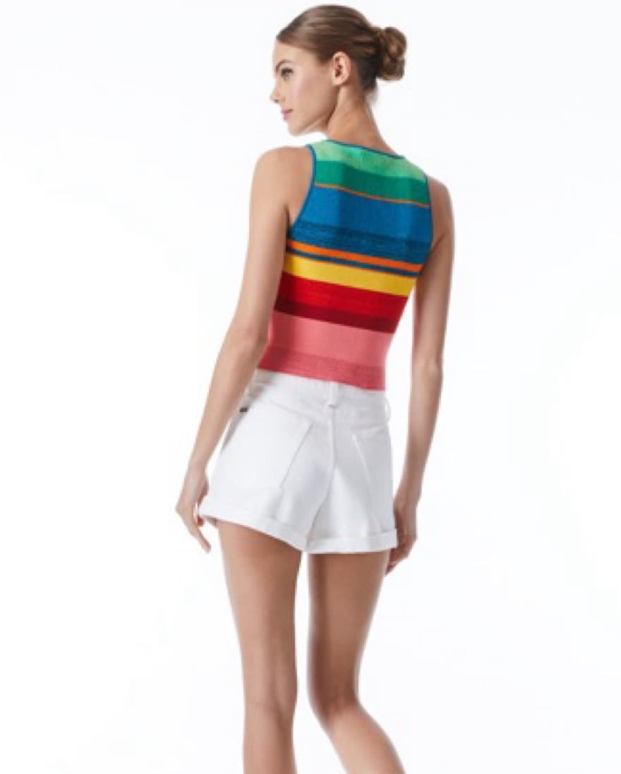 Alice And Olivia Daryn Cropped Top - Image 2