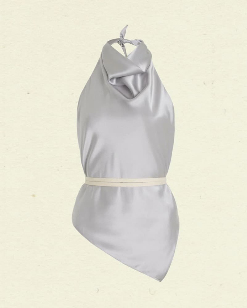 Tae Park Silk Kite Top Silver - Image 1