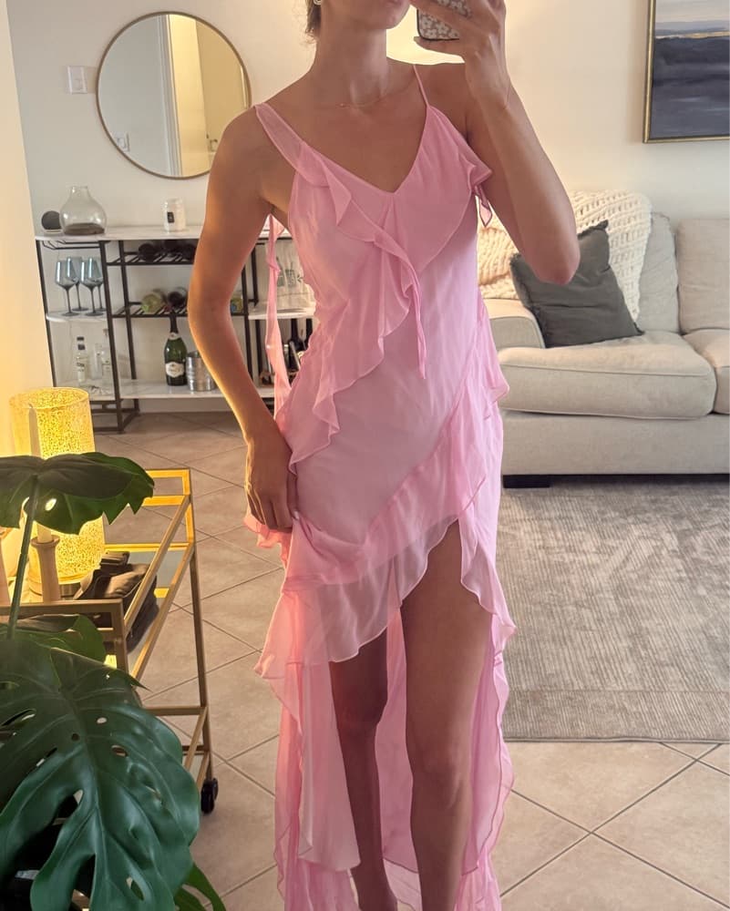 X Revolve Cassilda Gown in Baby Pink - Image 2