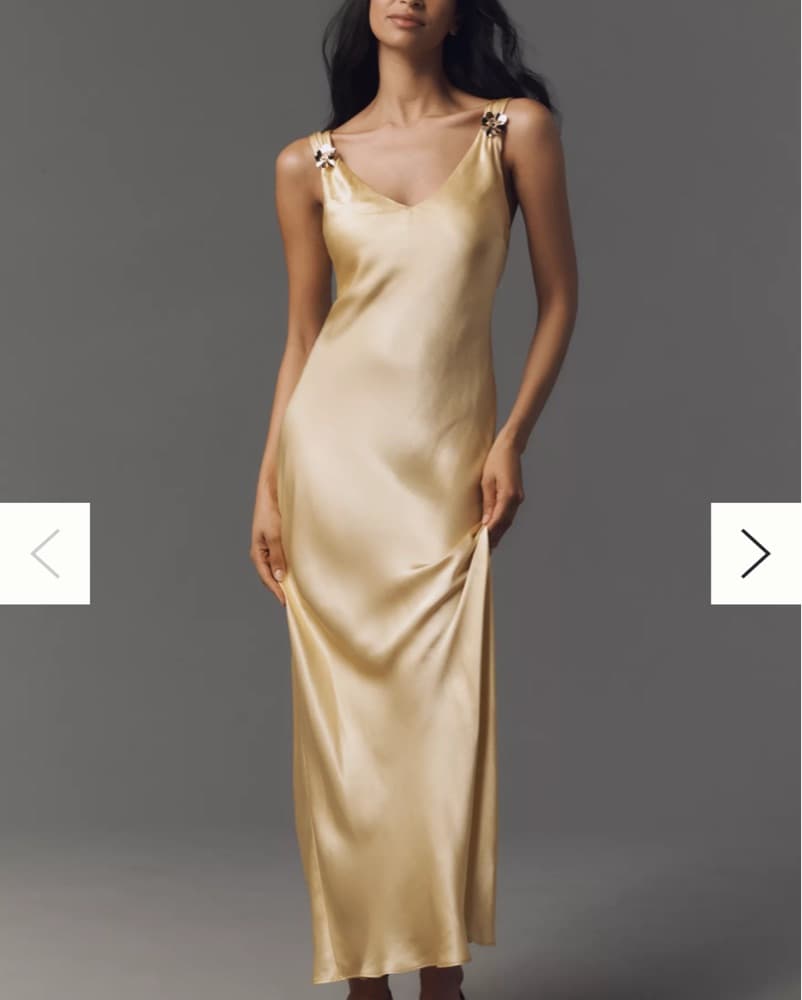 Canary Yellow Slip Dress  - Image 1