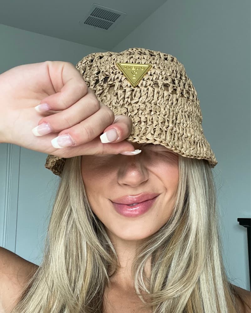 Straw Bucket Hat - Image 2