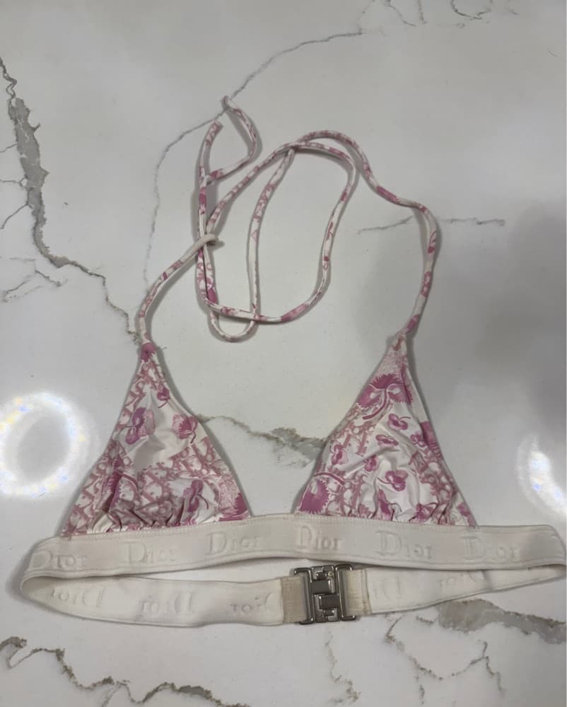 Christian Dior vintage bikini top  - Image 1