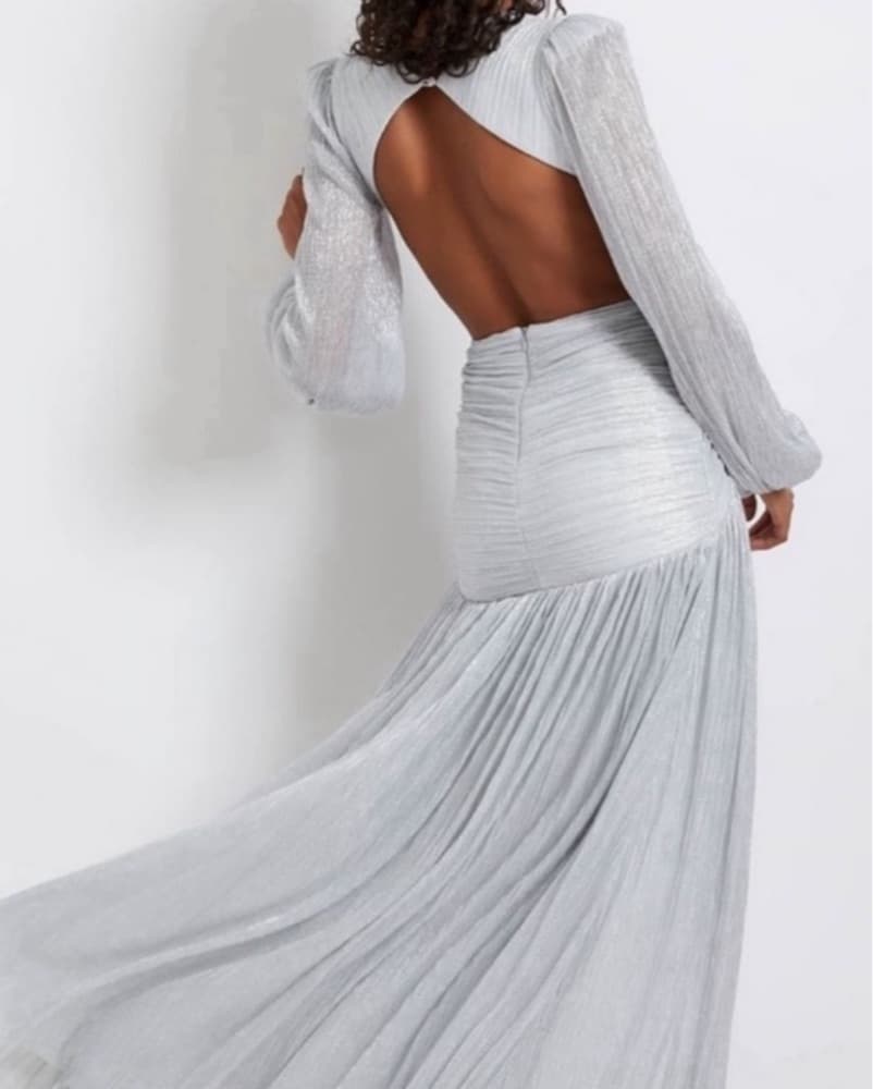 Silver Shimmer Gown - Patbo  - Image 3