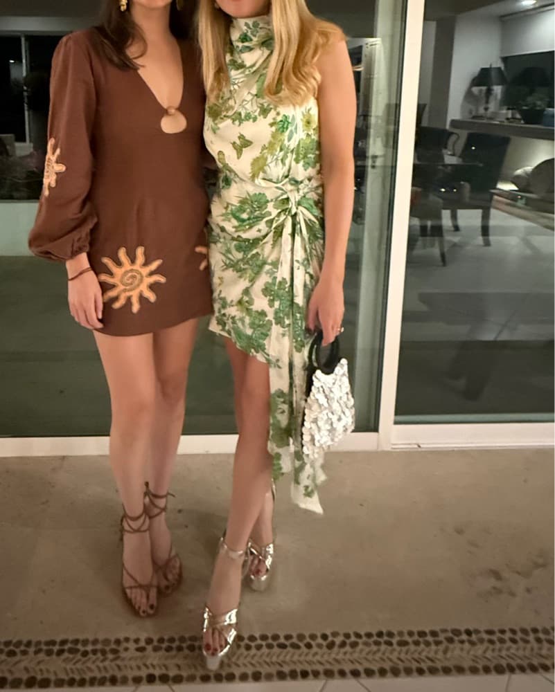 ELLIATT Butterfly Halter Dress - Image 3