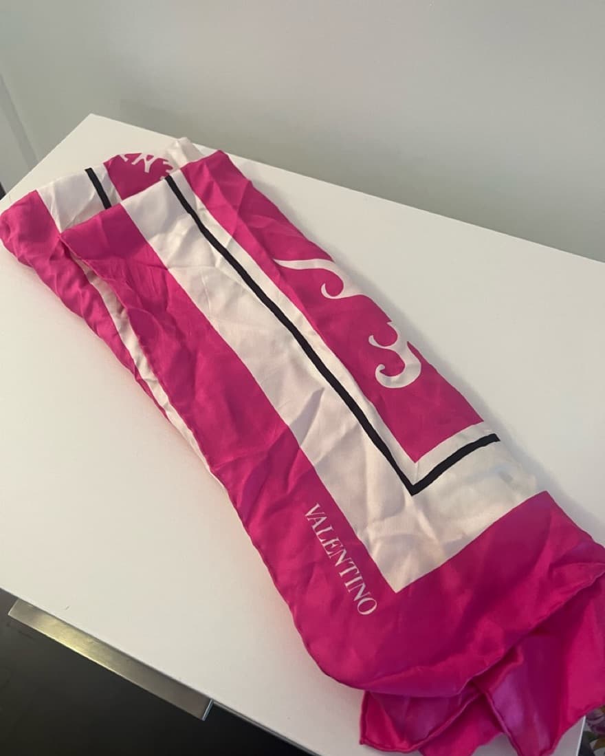 Valentino Silk Scarf  - Image 3