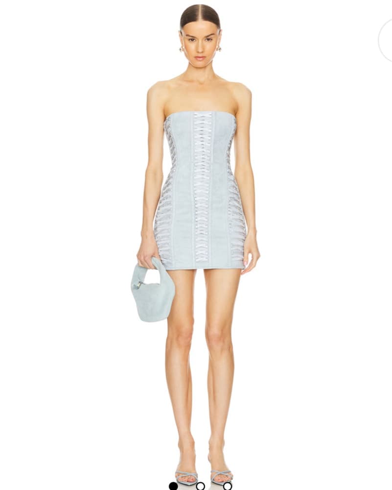 Naked vice Strapless Bandage Mini Dress - Image 1