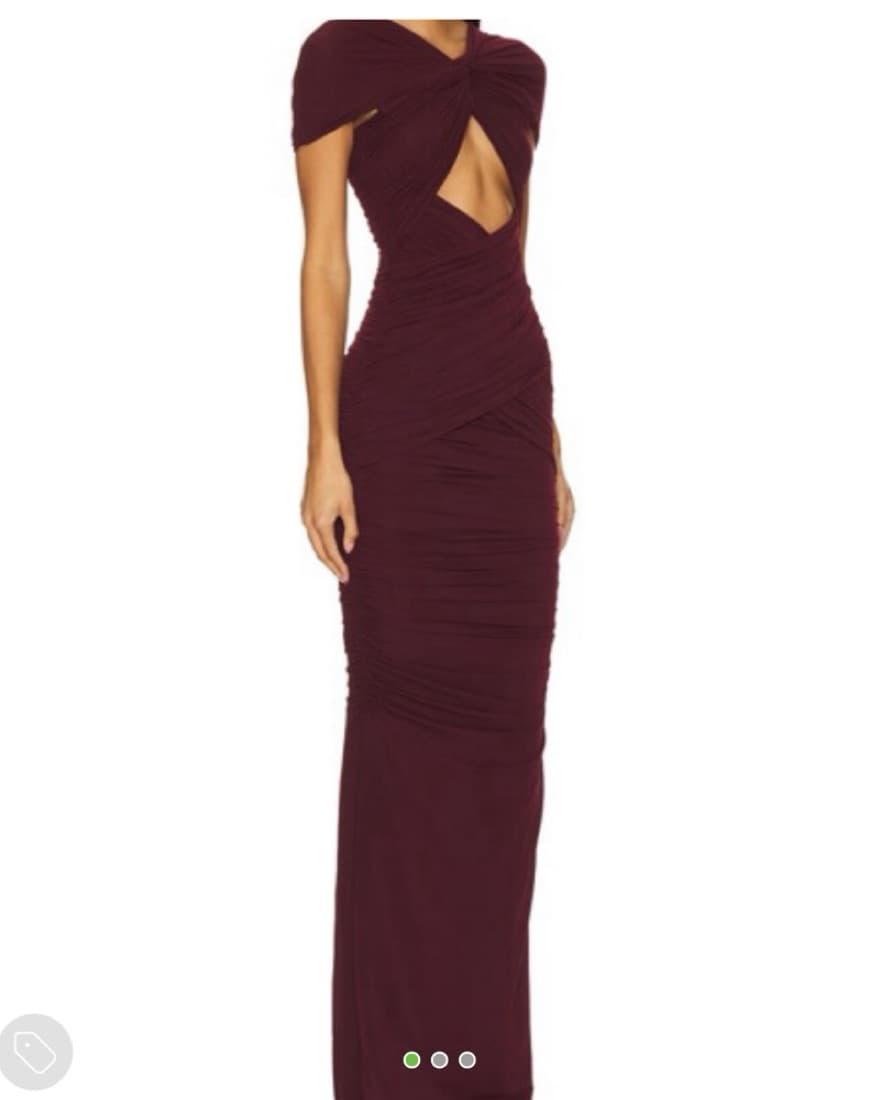 GALA Ronny Kobo Maroon Nasha Dress - Image 1