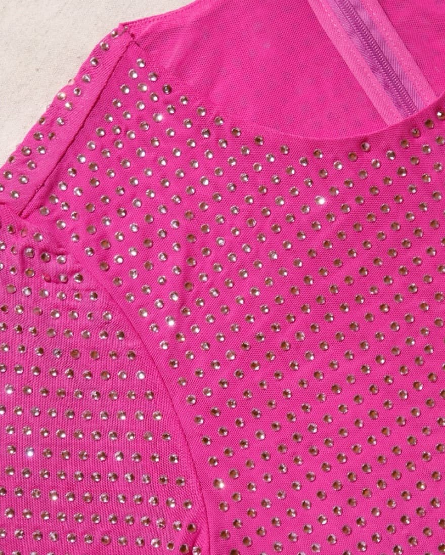 Pink Self Portrait Dress - Image 4