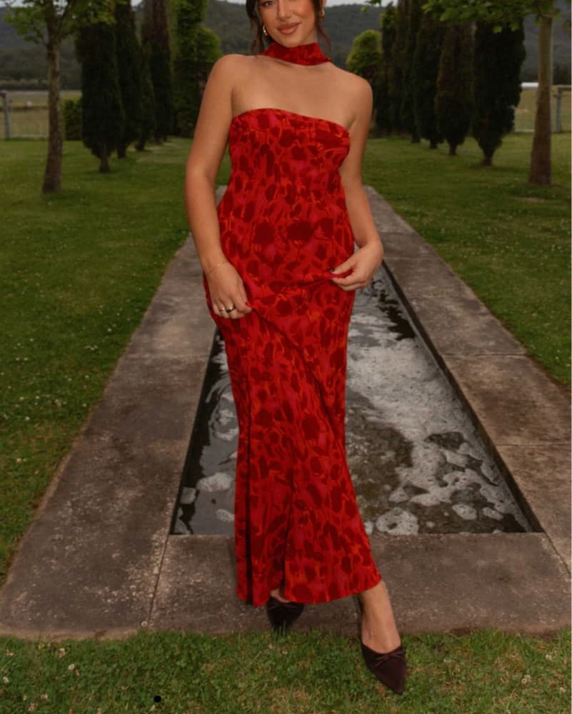Pepper Mayo Under The Pagoda Maxi Dress - Image 1