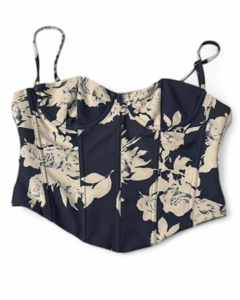 Floral Corset Top - Image 1